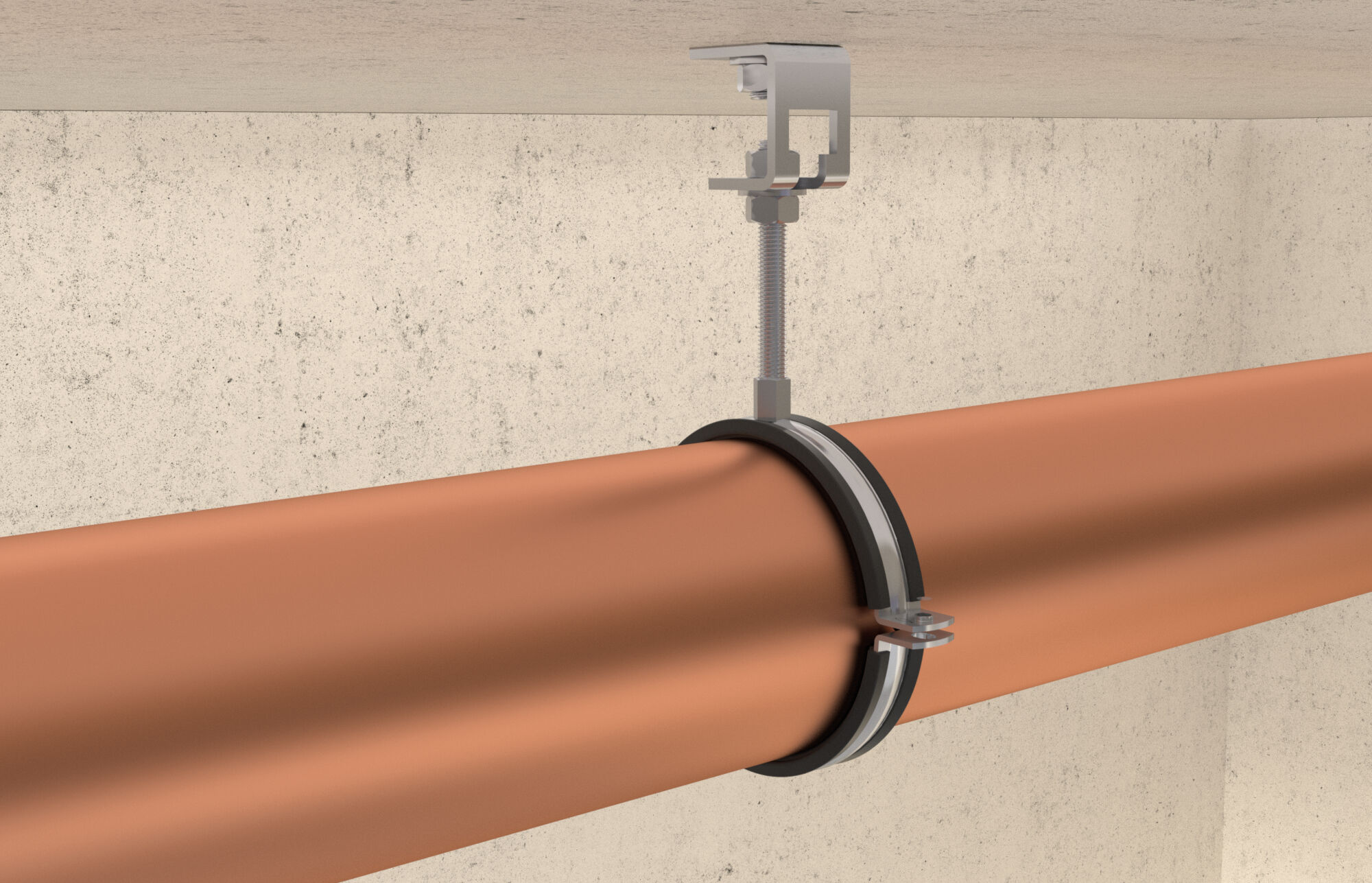 fischer Pipe clamp FRS 20 - 24 M8/M10